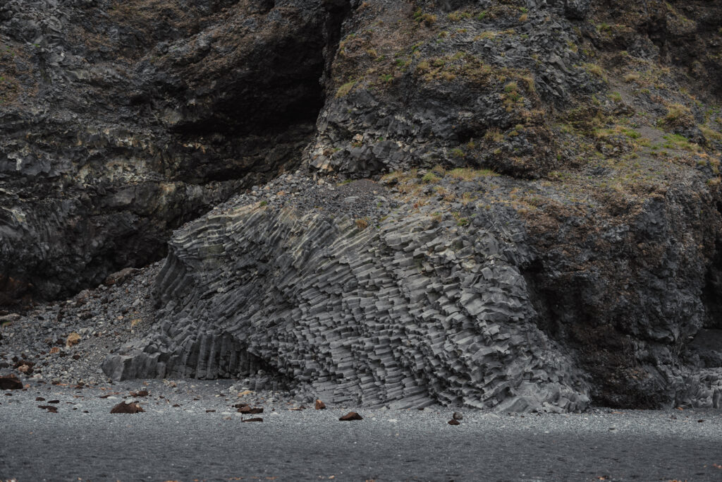 Basalt rock formations at Reynisfjara black sand beach in Iceland | Kollar Photography