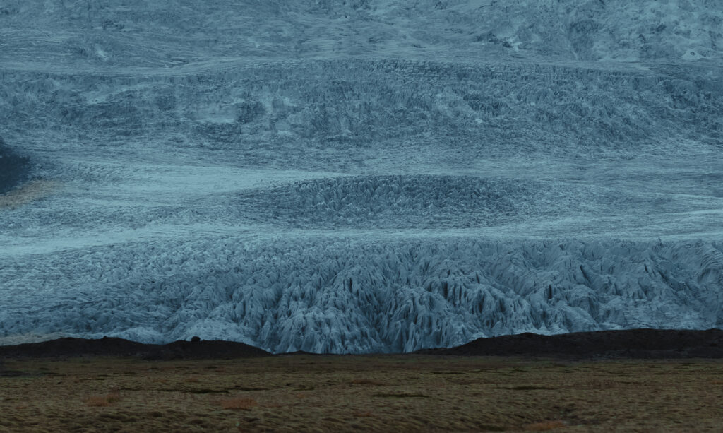 Detail of Iceland glacier texture at Vatnajökull captured by Kollar Photography